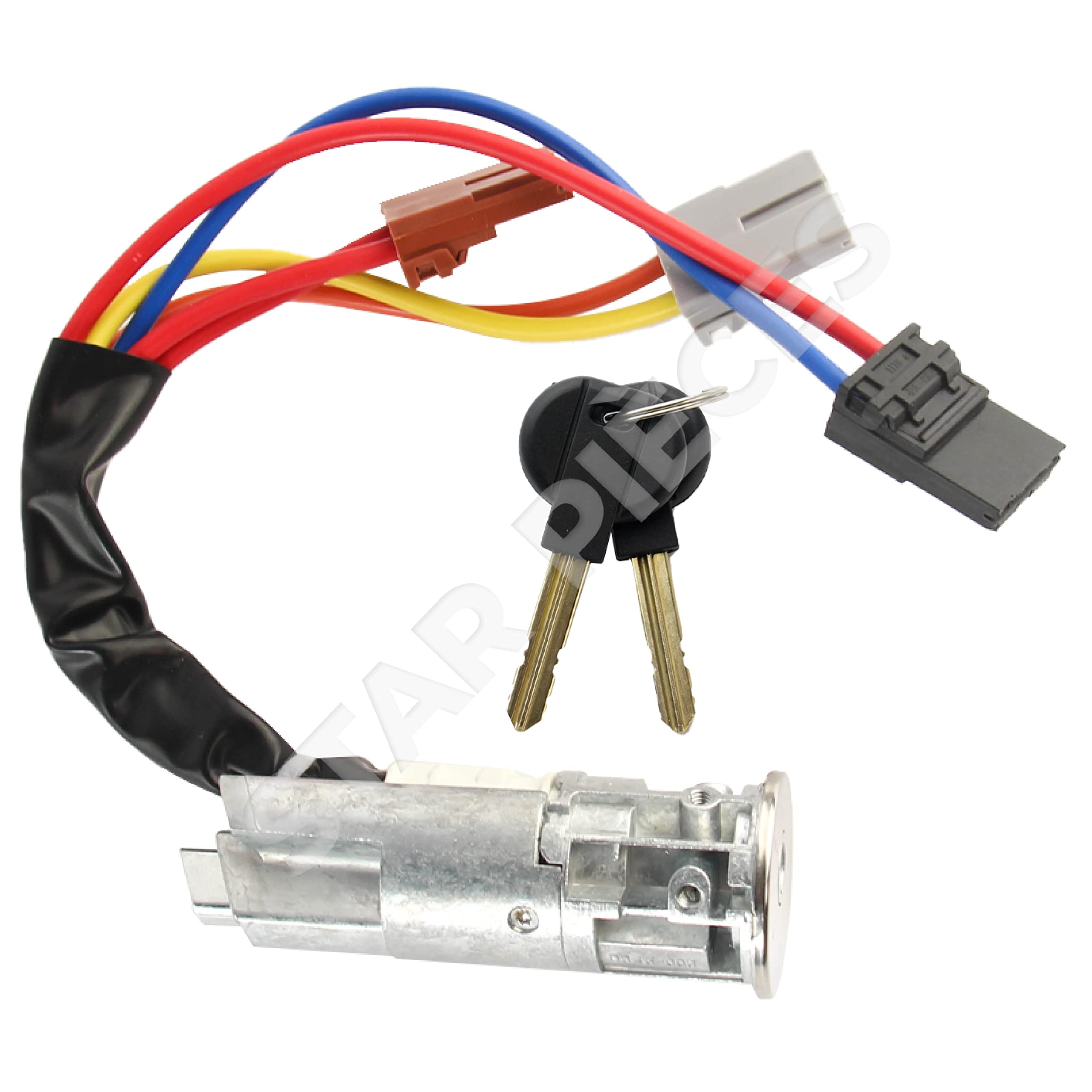 5 cerraduras de Puerta + Bombin Arranque + Tapa del Tanque compatibles para Expert, Scudo y Jumpy (1995-2006) con 2 Llaves | 4162F4 | 4162L9 | 4162S1