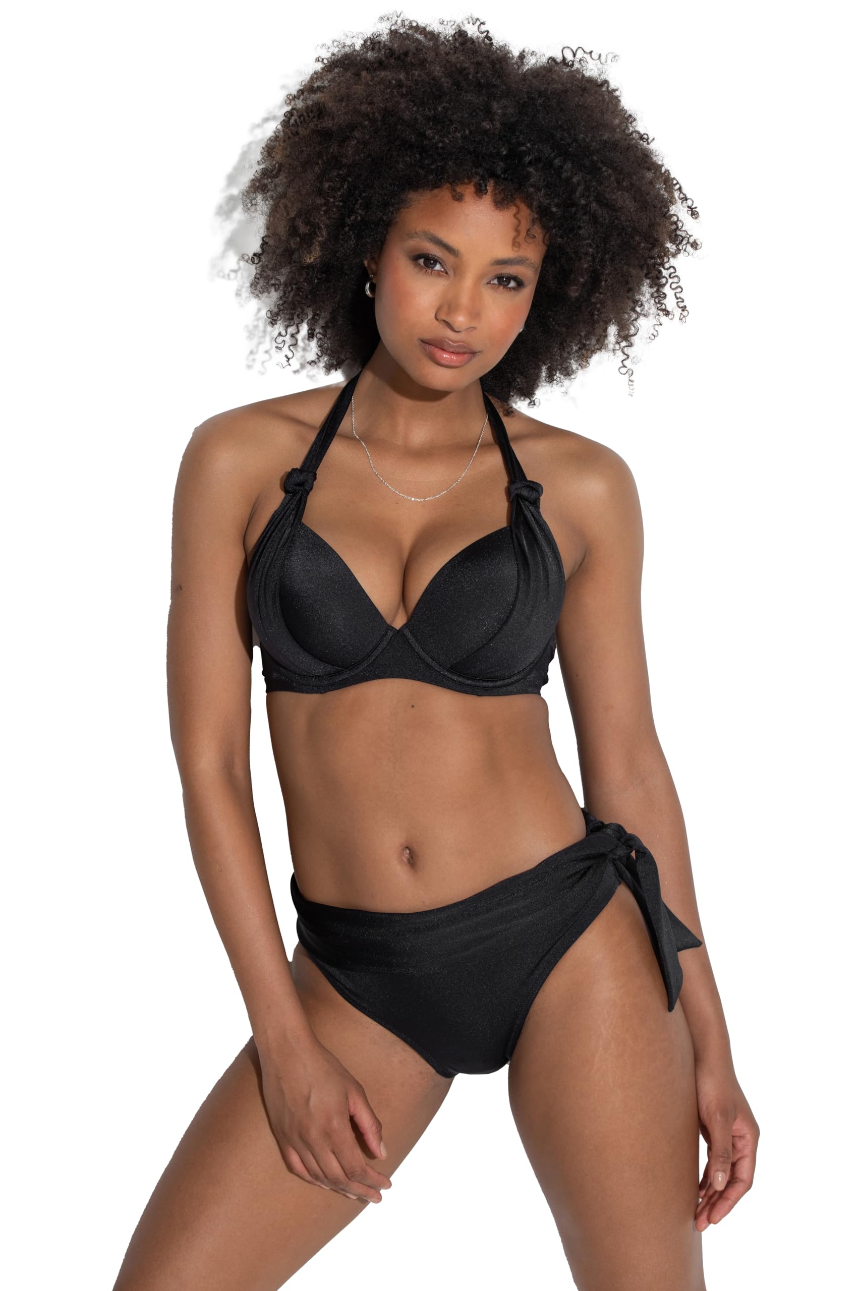 Pour Moi St Kitts Tie Side Brief Black