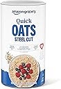 Amazon Grocery, Steel Cut Quick Oats, 25 Oz