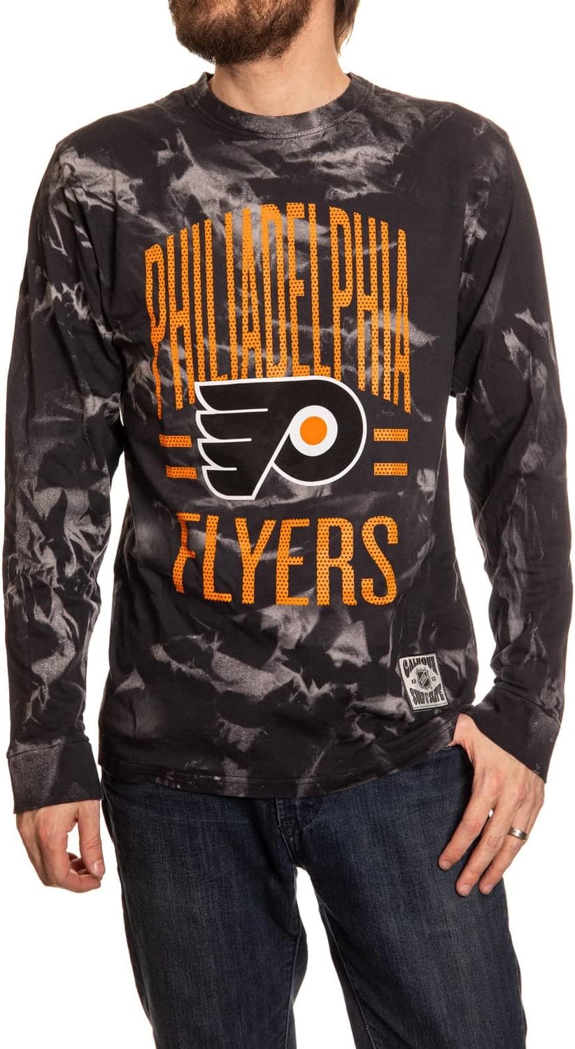 Calhoun NHL Surf & Skate Mens Crystal Tie Dye Long Sleeve Cotton Shirt – The Sunset Collection