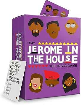 Jerome in The House Family Martin Trivia Party Card Game from The 90s TV Show If You Know The Saying This is for You Fun Game for Everyone Great at Black 90s Parties Game Night Fun Family