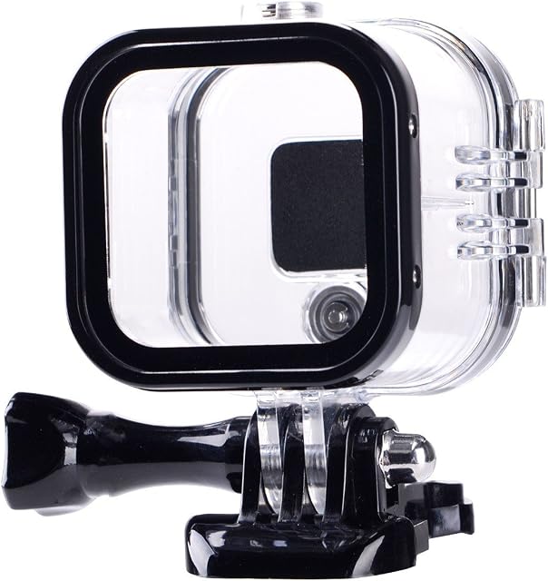 Suptig Replacement Waterproof Case Protective Housing for GoPro Hero 4session, 5session Outside Sport Camera For Underwater Use - Water Resistant up to 196ft (60m)