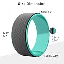 KETISA Strongest & Most Comfortable Dharma Wheel, Perfect Accessory for Stretching and Improving Backbends (Black) gallery image