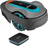 Gardena Robot cortacésped Smart SILENO City 500 m²: tecnología Lona AI, Control con aplicación, SensorControl, para Pendientes máx. 35 por ciento, Incl. Pasarela Inteligente, versión ES (19602-74) 500 m2 Smart ES