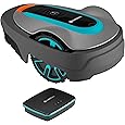 Gardena Smart SILENO city robot lawn mower 500 m  Set Innovative LONA AI technology, adjustment via app, SensorControl, for slopes up to 35%, smart gateway, version with UK plug19602-68