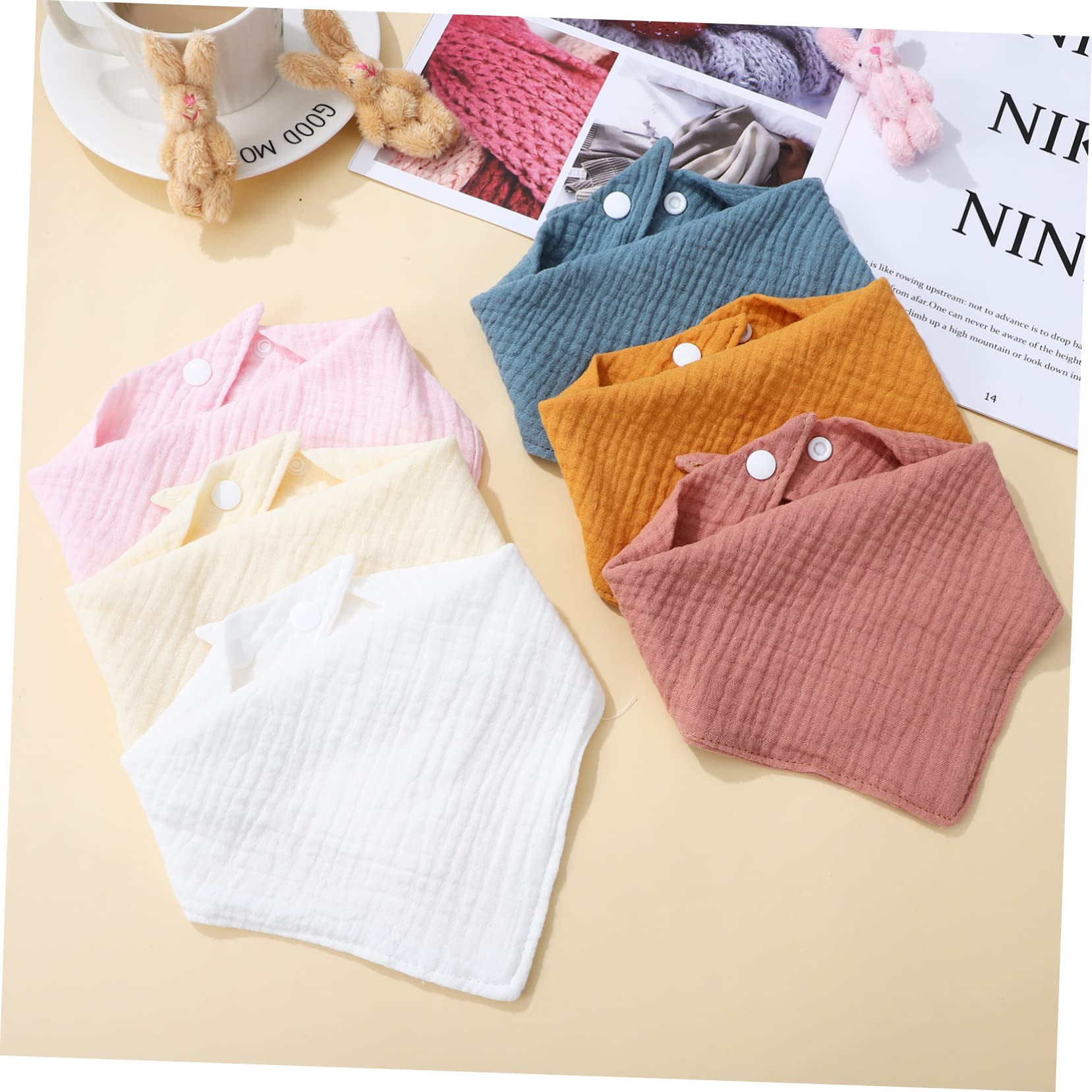 VICASKY 30 Piezas De Tela De Protección Para Bebés Baberos Para La Dentición Del Baberos Triangulares Para Bebés Pañuelos Para és Para és Simples Recién Nacidos