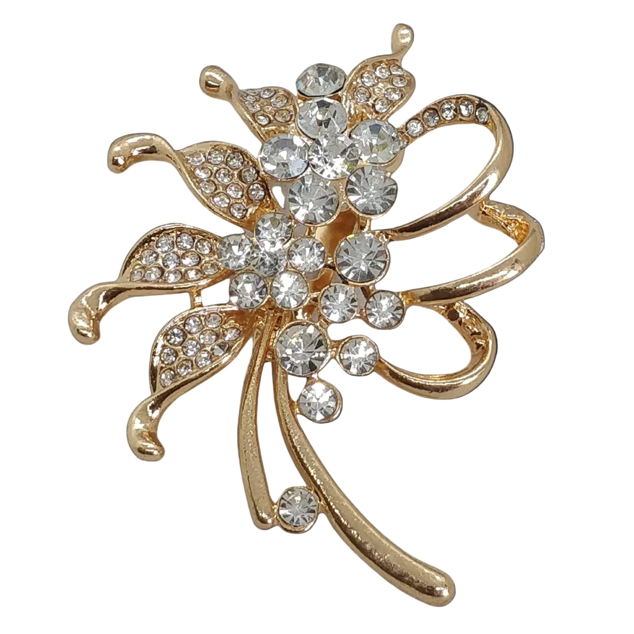 Lady Macbeth Inspired Ladies Brooch Elegant Crystal Fashion Jewelry Pin Decorative Clothing Accessory for Saree Dress Coat and Scarf-image-24