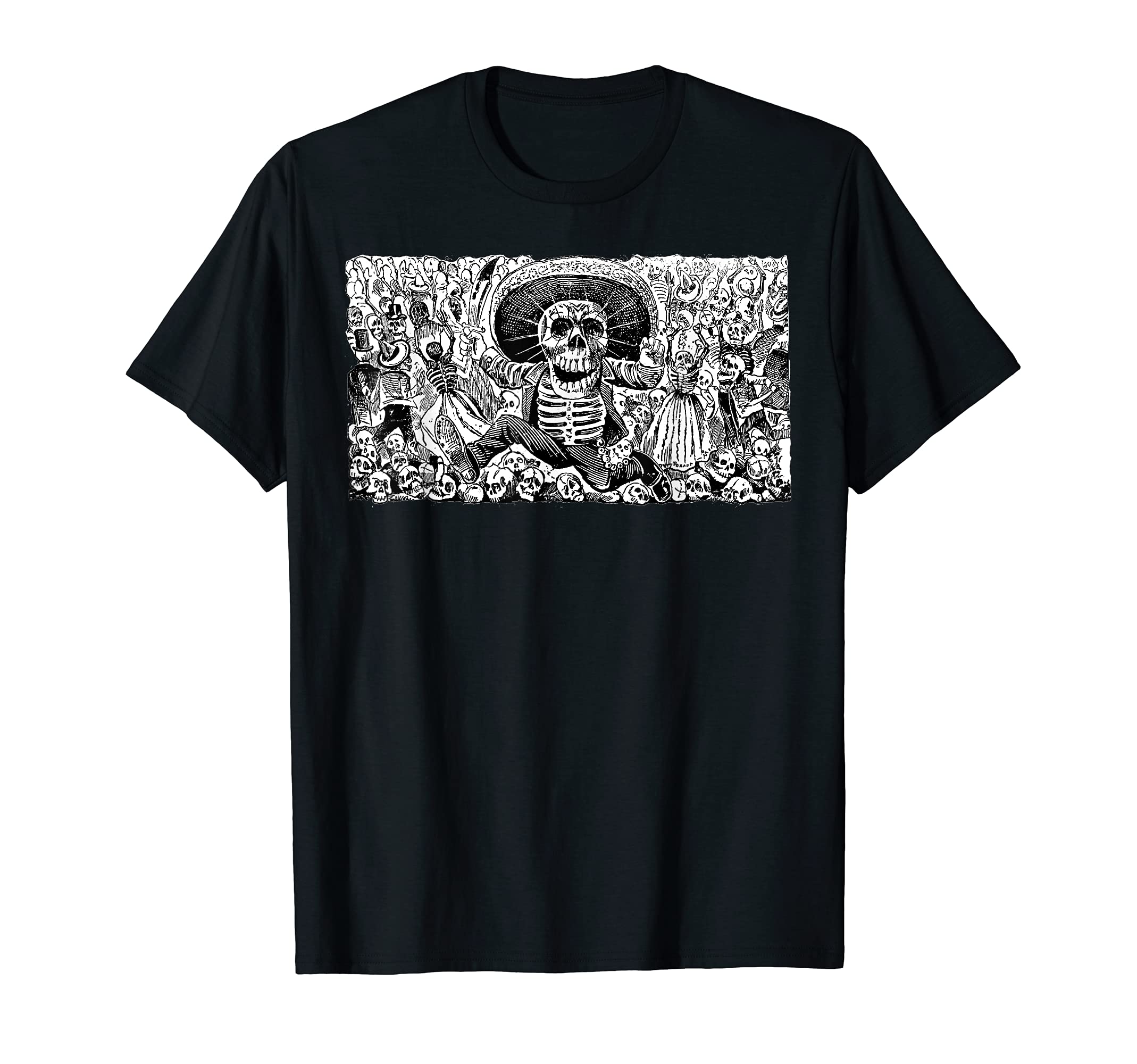 Mexico Day Of The Dead TShirtsVintage Mexico Day Of The Dead TShirt - Dia De Los Muertos T-ShirtOEKO-TEX STANDARD 100