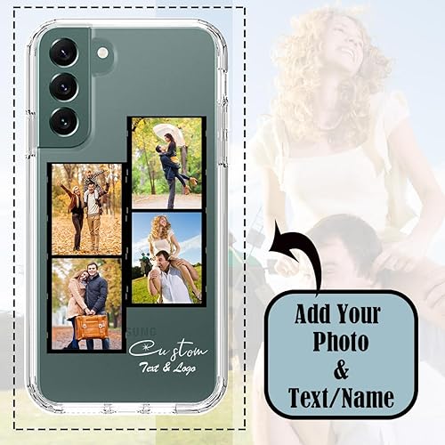 Vista 220 de Funda transparente 3 en 1 diseñada para teléfono Galaxy S21, Plus/Ultra/FE 5G Samsung, capas protectoras híbridas [protector de pantalla] Borrar 05