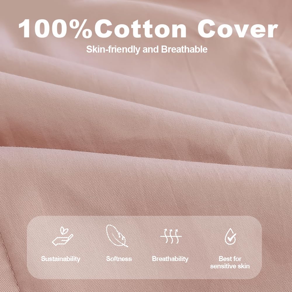 Baby Lounger, Baby Nest Cover for Baby, Reversible & Breathable Cotton, Adjustable Baby Floor Seat for Tummy Time, Portable Infant Lounger, Essentials for Newborns (Pink)