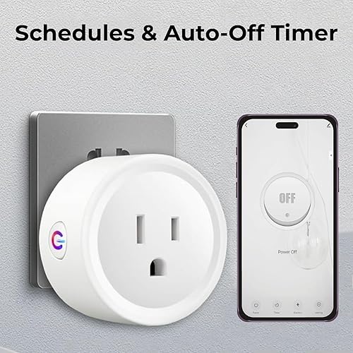 Miniatura 3 de Osprey - Enchufe inteligente, enchufe de salida Wi-Fi compatible con Alexa y Google Home, aplicación automatizada, función de temporizador, función