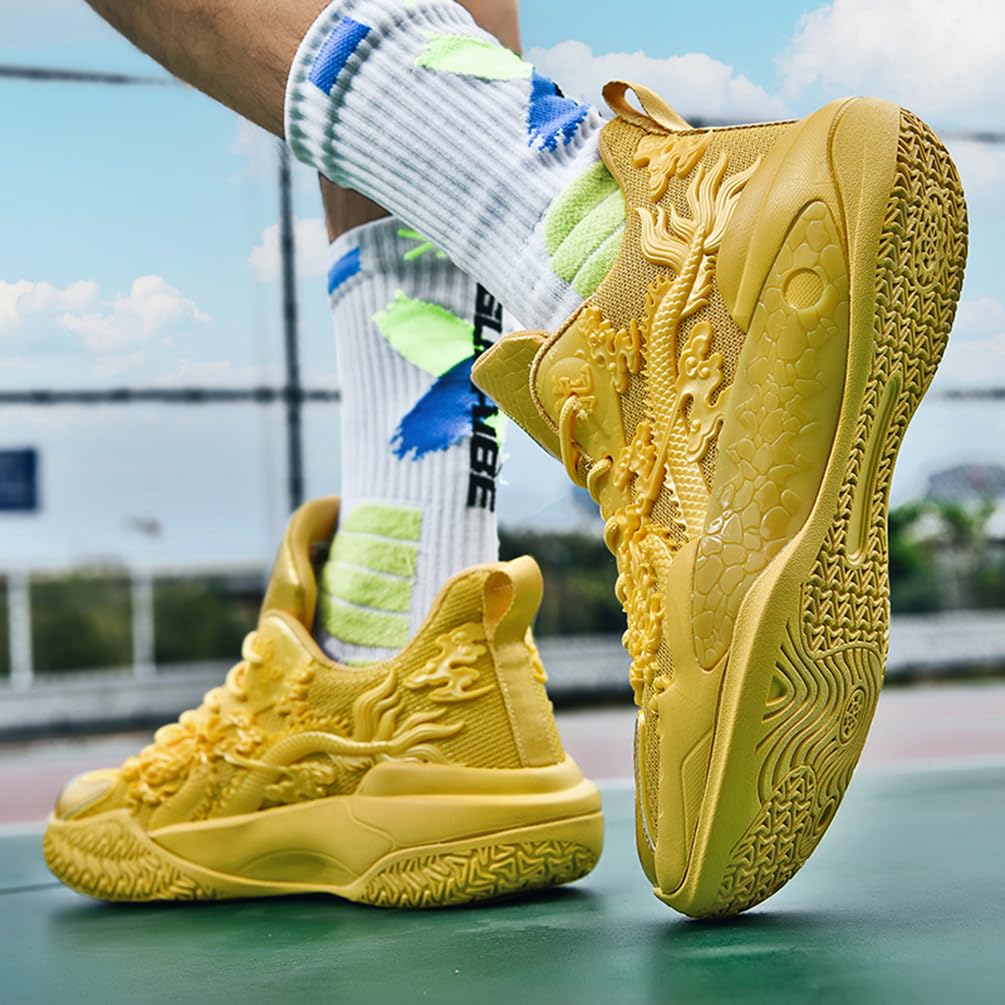 Zapatillas de Baloncesto para Hombre Aire Antideslizantes Hombre Zapatillas de Deporte Moda Calzado de Baloncesto Zapatos de Baloncesto Masculino Gimnasio