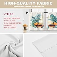 Vista 645 de Cenefas de cocina modernas con patrón de cobre marrón dorado para ventanas, cenefas opacas abstractas de marcas de arañazos y cortinas opacas