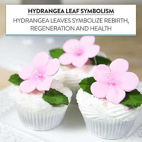 Miniatura 4 de Global Sugar Art Hojas de hortensias para pastel de azúcar, flores pequeñas verdes, 30 unidades por el chef Alan Tetreault