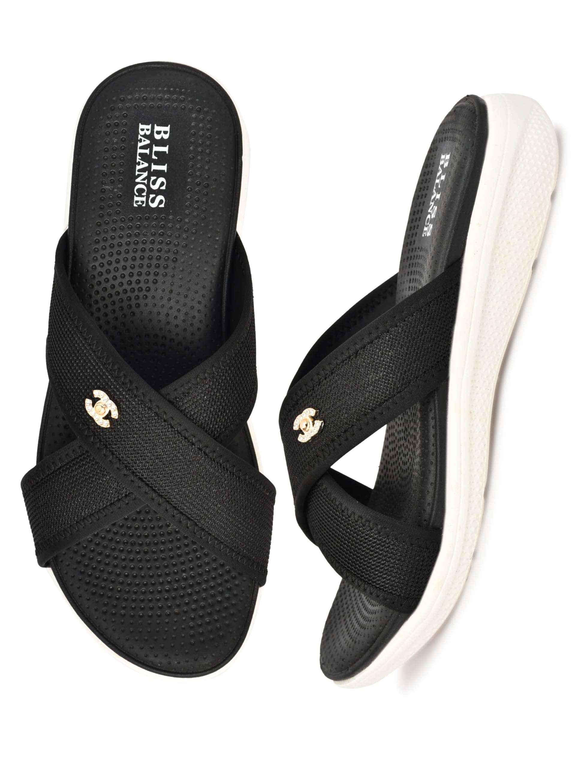 Super Soft Ortho Care Bounce Back Anti-Skid Doubleu Flip-Flops for women's/Grils-Slippers/Doctor Chappal & Footwear-Women's/GirlsBB942-image-3