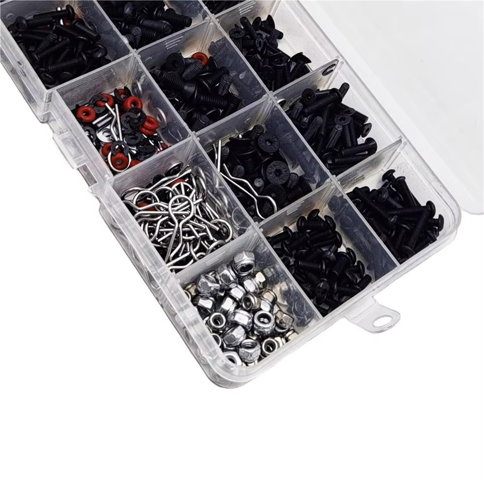 RC Carreras Piezas para Traxxas para Arrma 1/8-1/16 Kit Tornillos Coche RC Hexagonales M3 M4 Hebilla Carcasa Tuerca Herramientas Reparación Piezas Mejoradas Coches 500