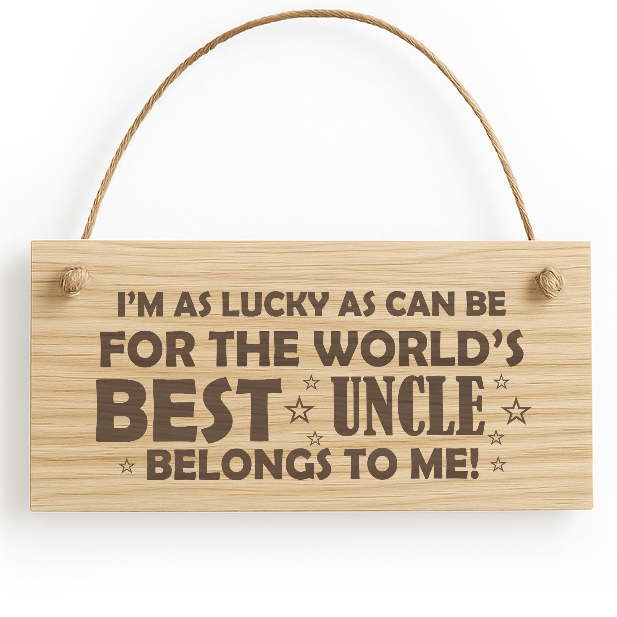 Red Ocean Uncle Gifts From Niece Nephew Wooden Plaque Uncle Birthday Gift Fathers Day Gift Novelty Uncle Gift