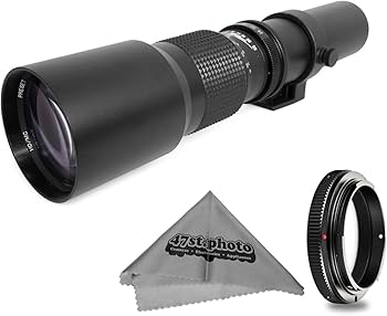 Canon EOS M3 ミラーレス一眼　望遠レンズセット Amazon.co.jp: スーパー500 mm手動プリセット望遠ズームレンズfor