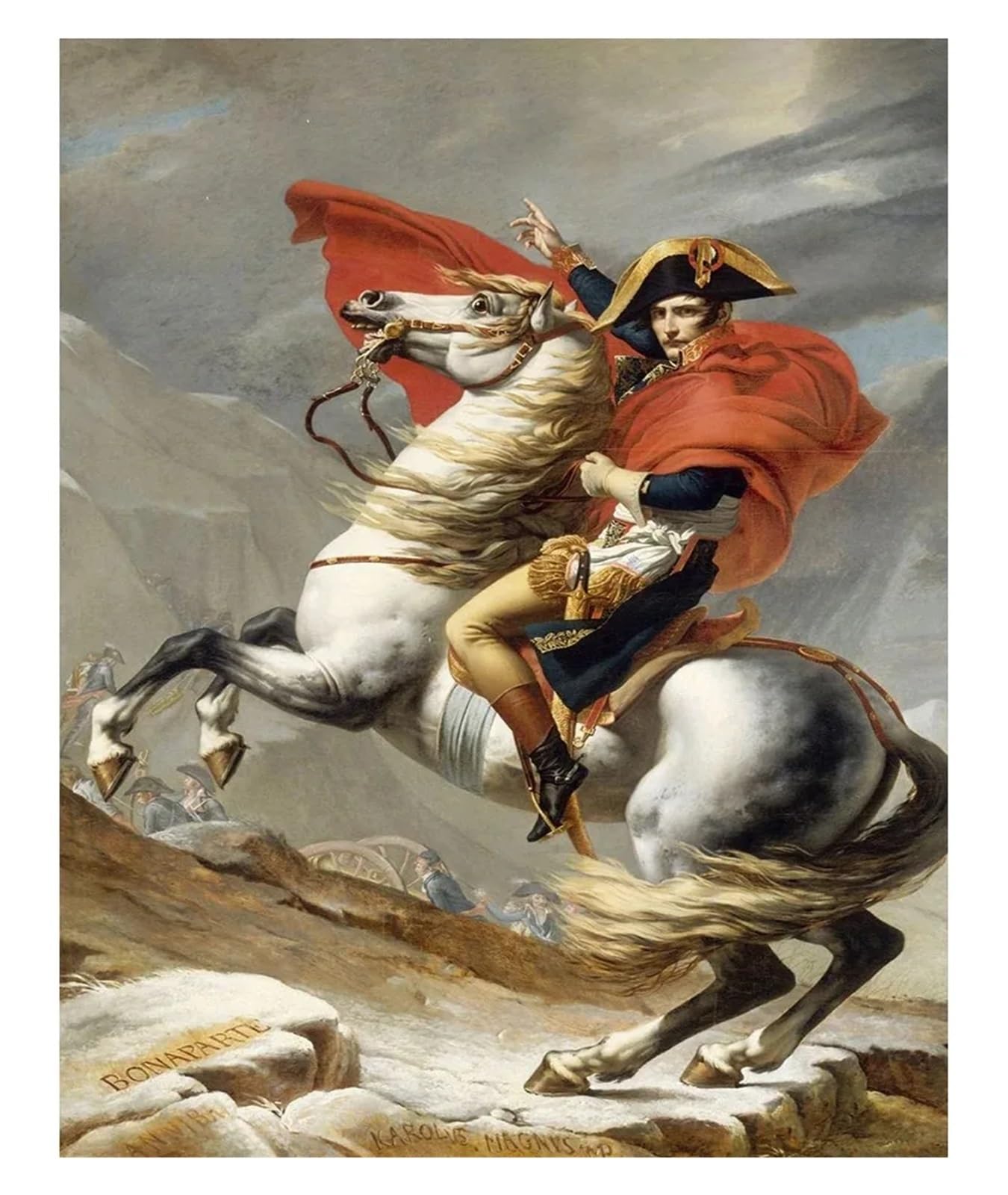 Amazon.co.jp: 防水キャンバスプリント ナポレオン・ボナパルトの