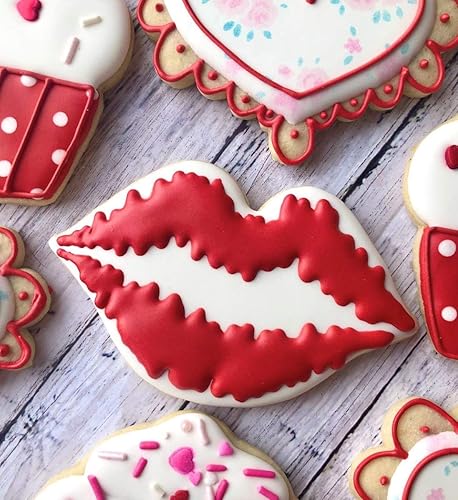 Miniatura 8 de Lips Kiss - Cortador de galletas, 4.25 pulgadas, fabricado en Estados Unidos por Ann Clark