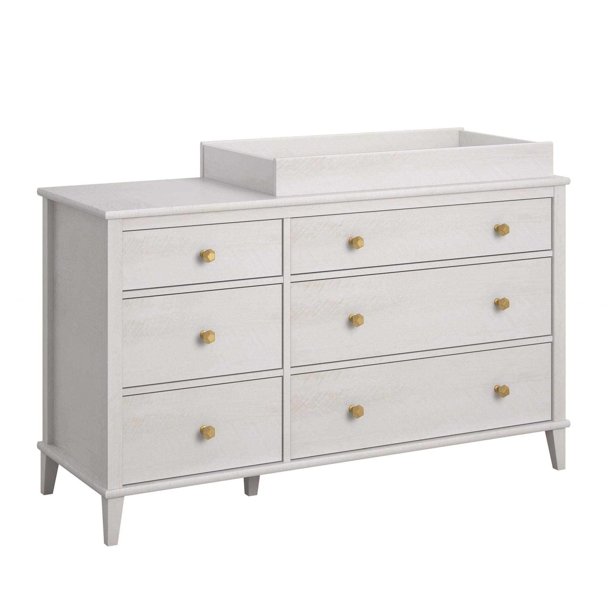 little seeds monarch hill poppy ivory oak 3 drawer dresser Little Seeds Monarch Hill Poppy White 3 Drawer Dresser, Peach and Taupe Drawers