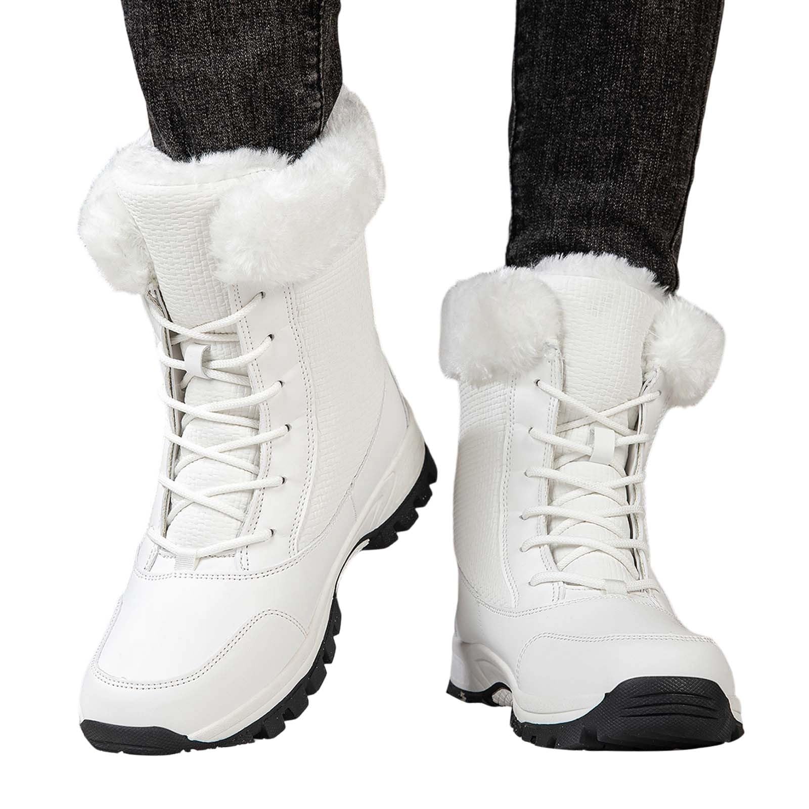 Stivaletti Pioggia Bambino 2026 Stivali Invernali da Esterno con Pile Ispessito, Scarpe Calde, Scarponi Sci Donna Scarponcini Uomo