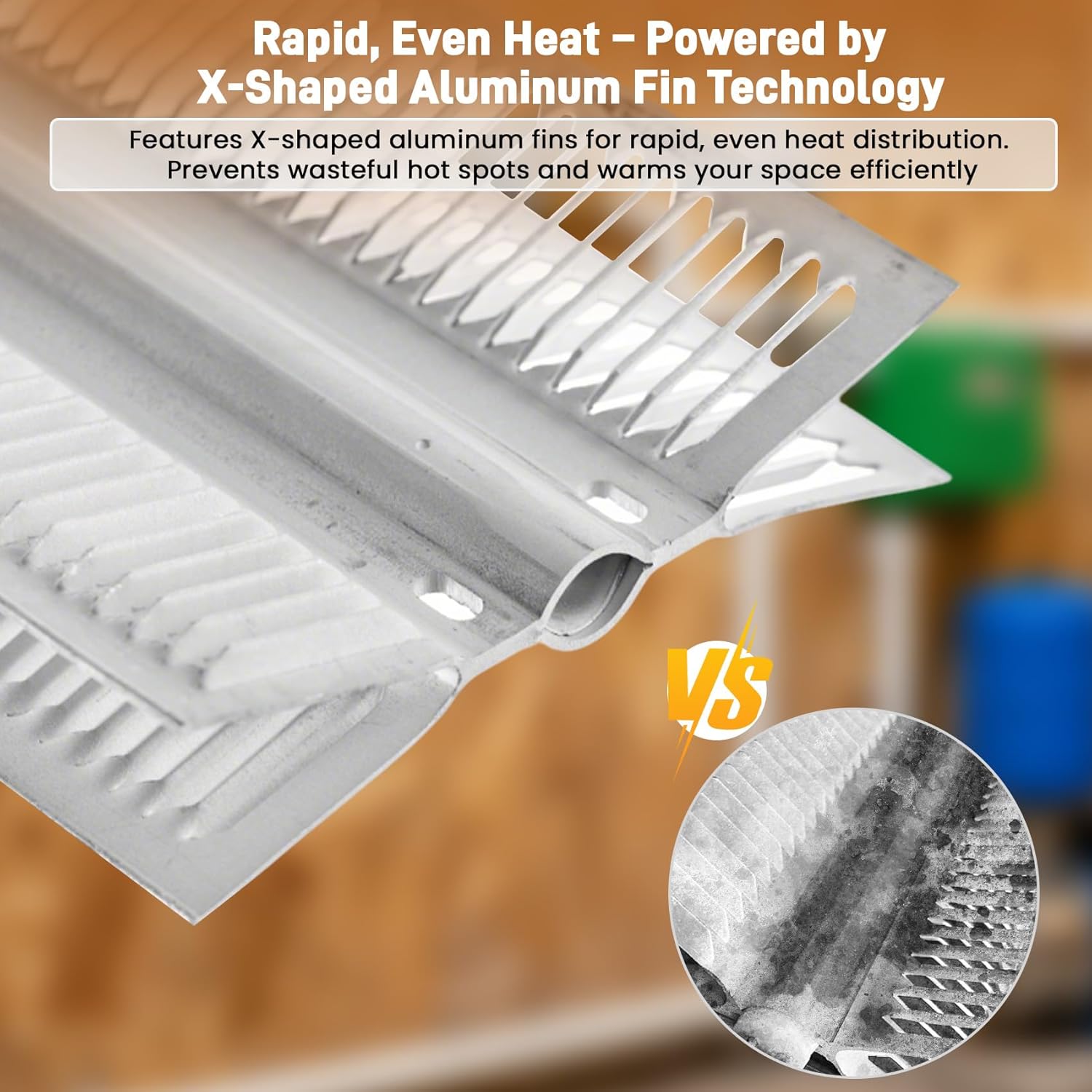 600W Utility Heater with Built-in Thermostat,120V Electric Pump House Heater with Dual Digital Display, Freeze Protection for Utility Rooms，Pump House & Storage Space