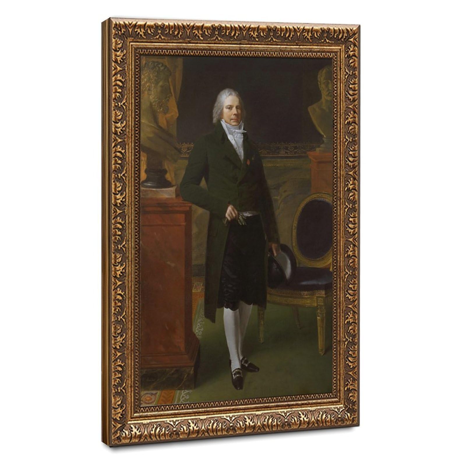 Impression sur toile Talleyrand avec cadre de décoration murale - 8