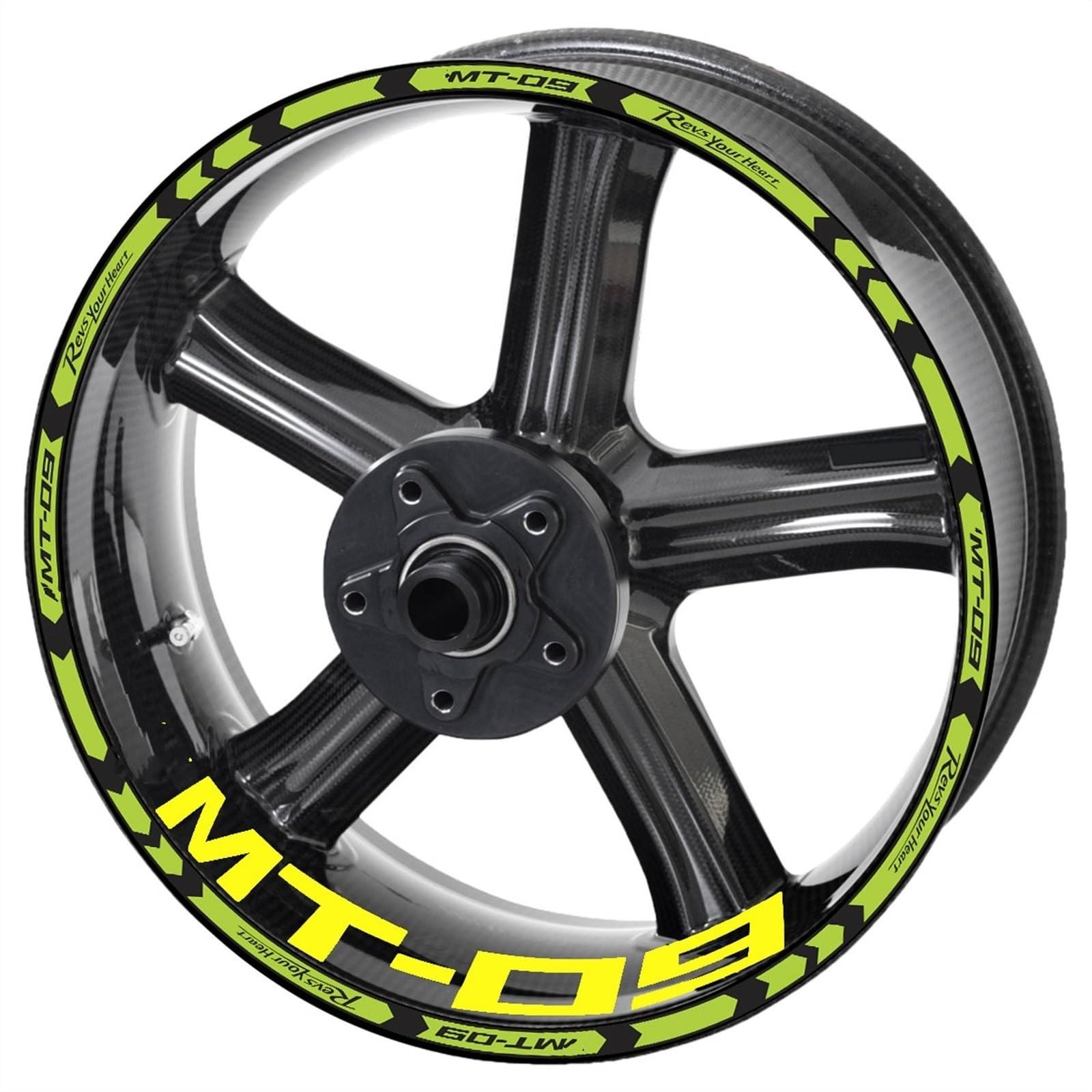 Motorcycle Wheel Sticker for Yamaha Mt 09 Sp 2020 2021 Motorbike