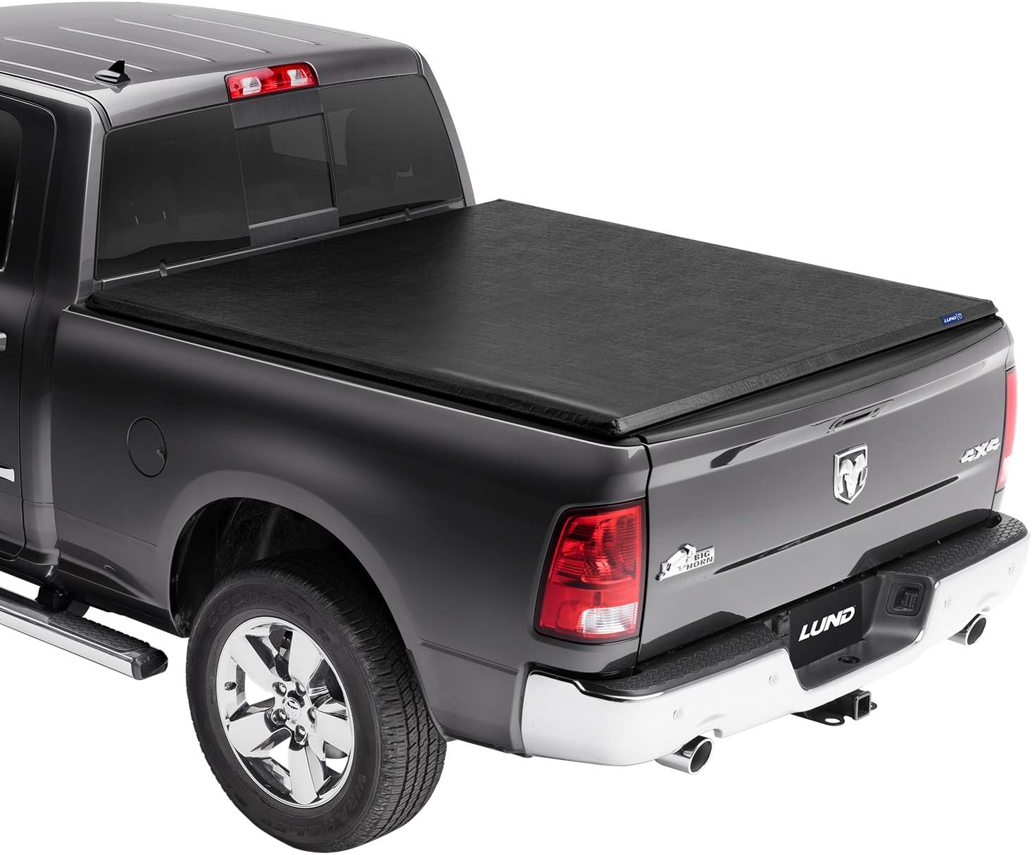 Lund Genesis Roll Up Soft Roll Up Truck Bed Tonneau Cover | 96065 | Fits 2009 - 2018, 2019 - 2020 Classic Dodge Ram 1500 5' 7" Bed (67.4")