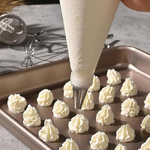 Miniatura 6 de Bolsas de tubería desechables  300 bolsas de glaseado gruesas de 14 pulgadas, bolsas de pastelería antiestallido, para glaseado de crema,