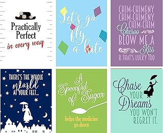 Mary Poppins Themed Party Decoration Kit Set Bundle (Wall Art)
