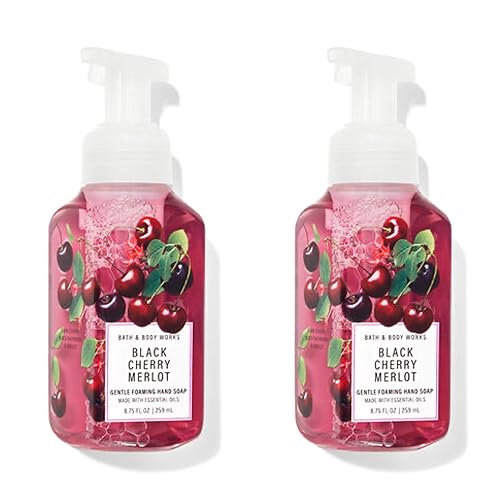 Miniatura 2 de Bath and Body Works Black Cherry Merlot - Jabón de manos espumoso suave, 8.75 onzas