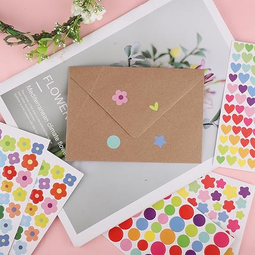 Miniatura 4 de 1990 calcomanías de recompensa, 24 hojas de calcomanías coloridas de recompensa para estudiantes, mini flor, estrella, corazón, calcomanías para