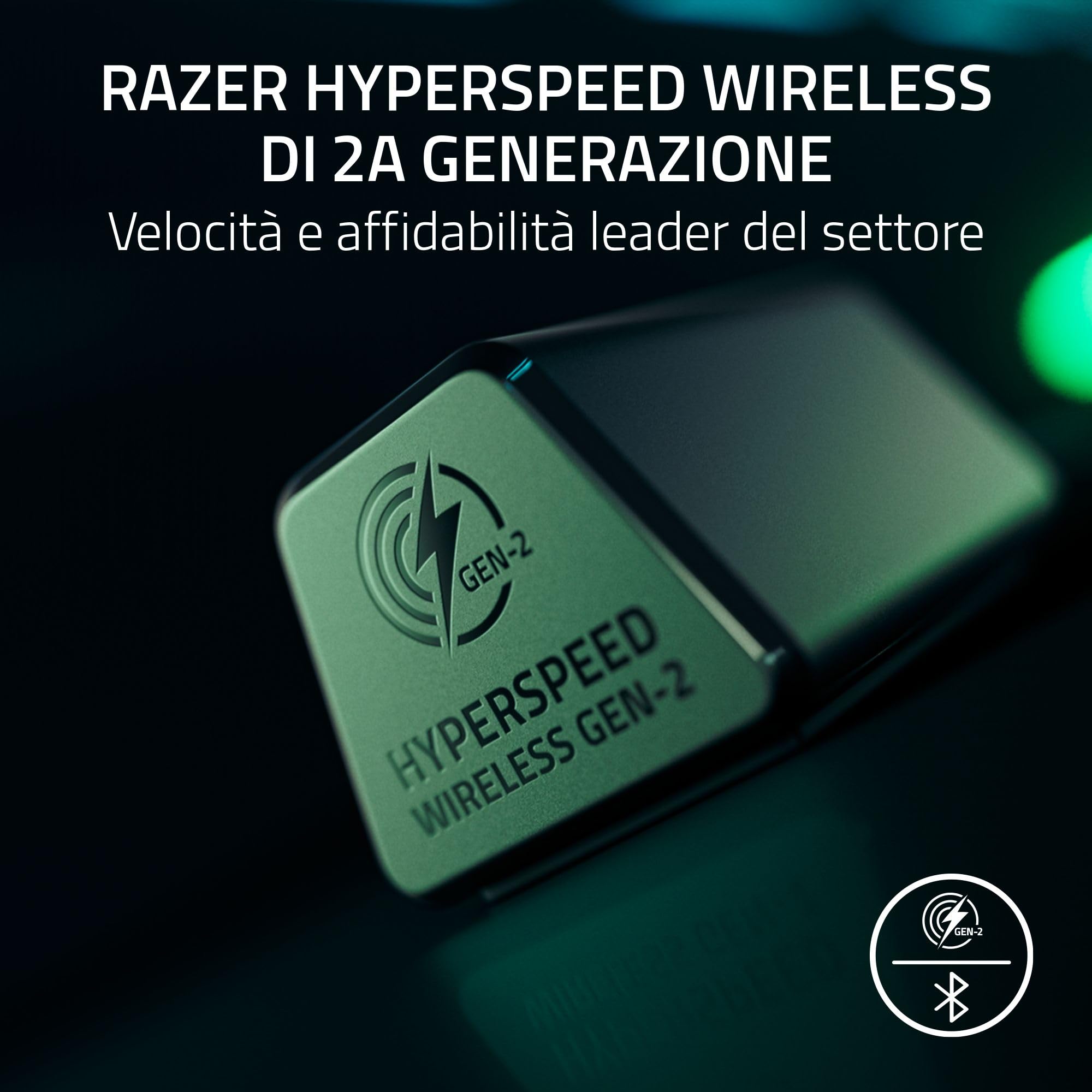 Razer BlackShark V3 Pro NiKo Edition - Cuffie wireless ANC da esport - Cancellazione attiva - Driver 50mm - Microfono HyperClear rimovibile - Wireless 2,4 GHz & Bluetooth - FPS - PC/Mac | NiKo