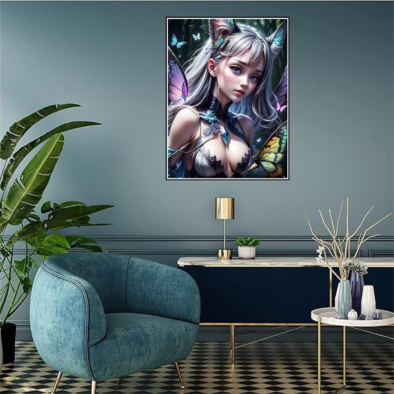 Amazon | ダイヤモンドアート キット バタフライフェアリー
