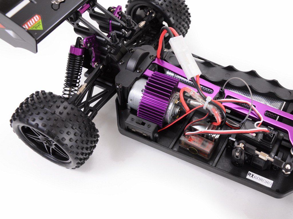 Amewi 22031 - Buggy Booster, macchinina radiocomandata, 2,4 GHz M 1:10 RTR (Colori Assortiti)