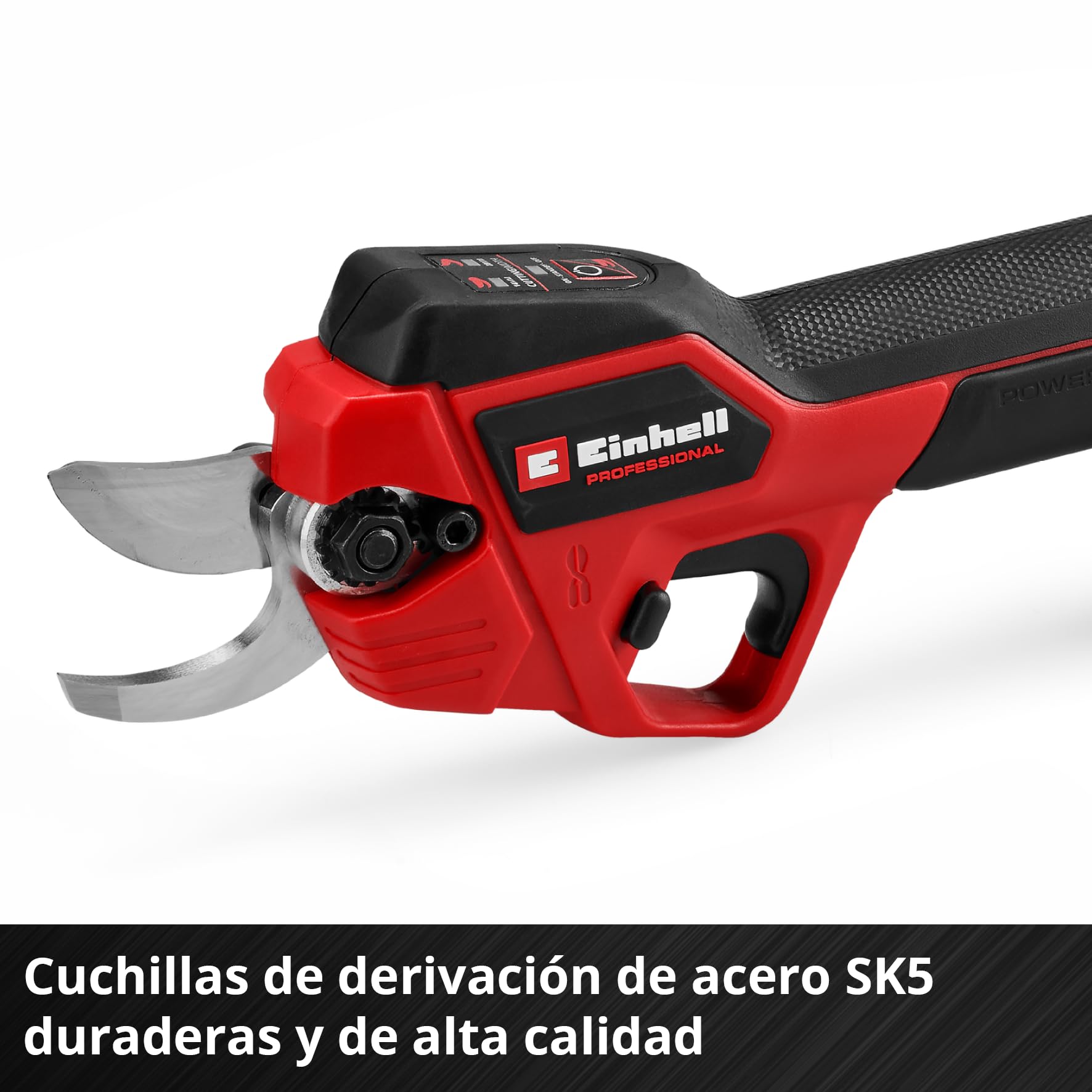 Tijeras de podar con batería GP-LS 18/28 Li T BL-Solo Einhell Professional Power X-Change (18 V, Mango telescópico para Trabajos a 3,8 m, Ramas hasta 28 mm, Cuchillas de derivación, sin batería)