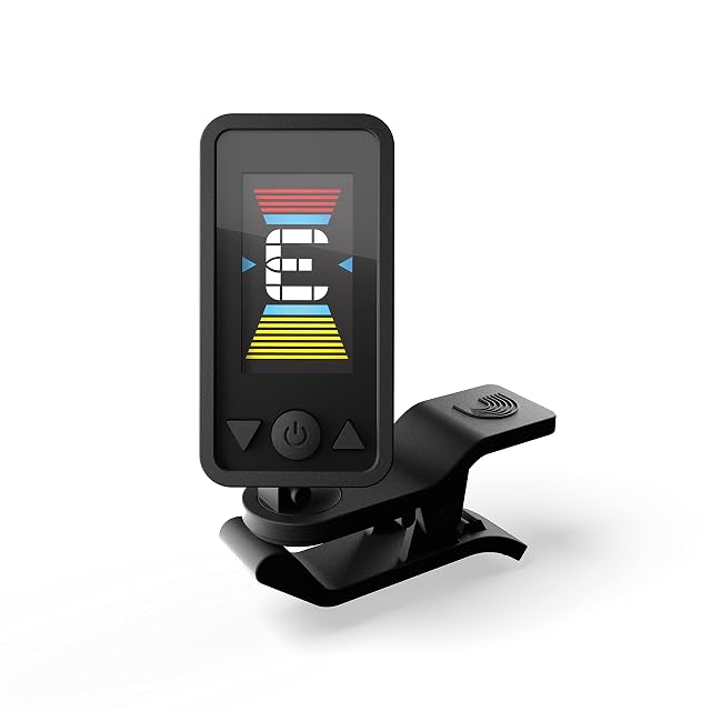 DAddario Eclipse Headstock Clip On Guitar Tuner PW-CT-17BK Black