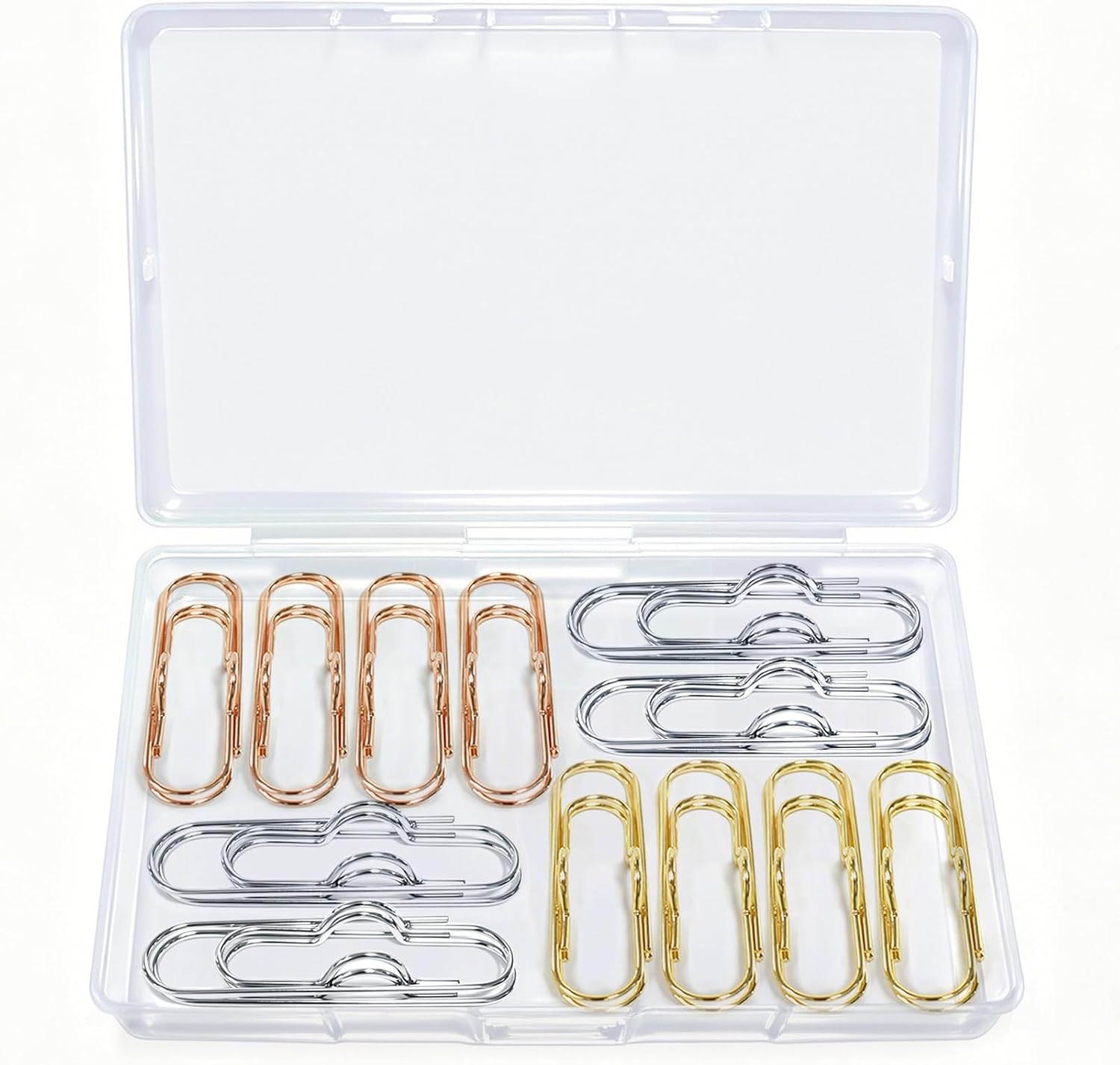 24 Pack Pen Clips, Metal Paperclip Pen Holder Clip
