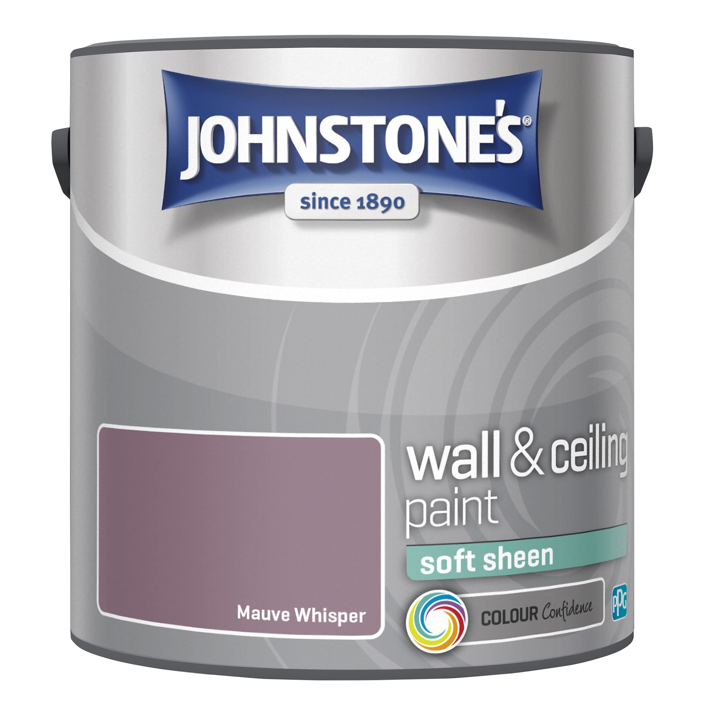 Johnstone's Wall & Ceiling Mauve Whisper Soft Sheen Paint 2.5L from B&Q