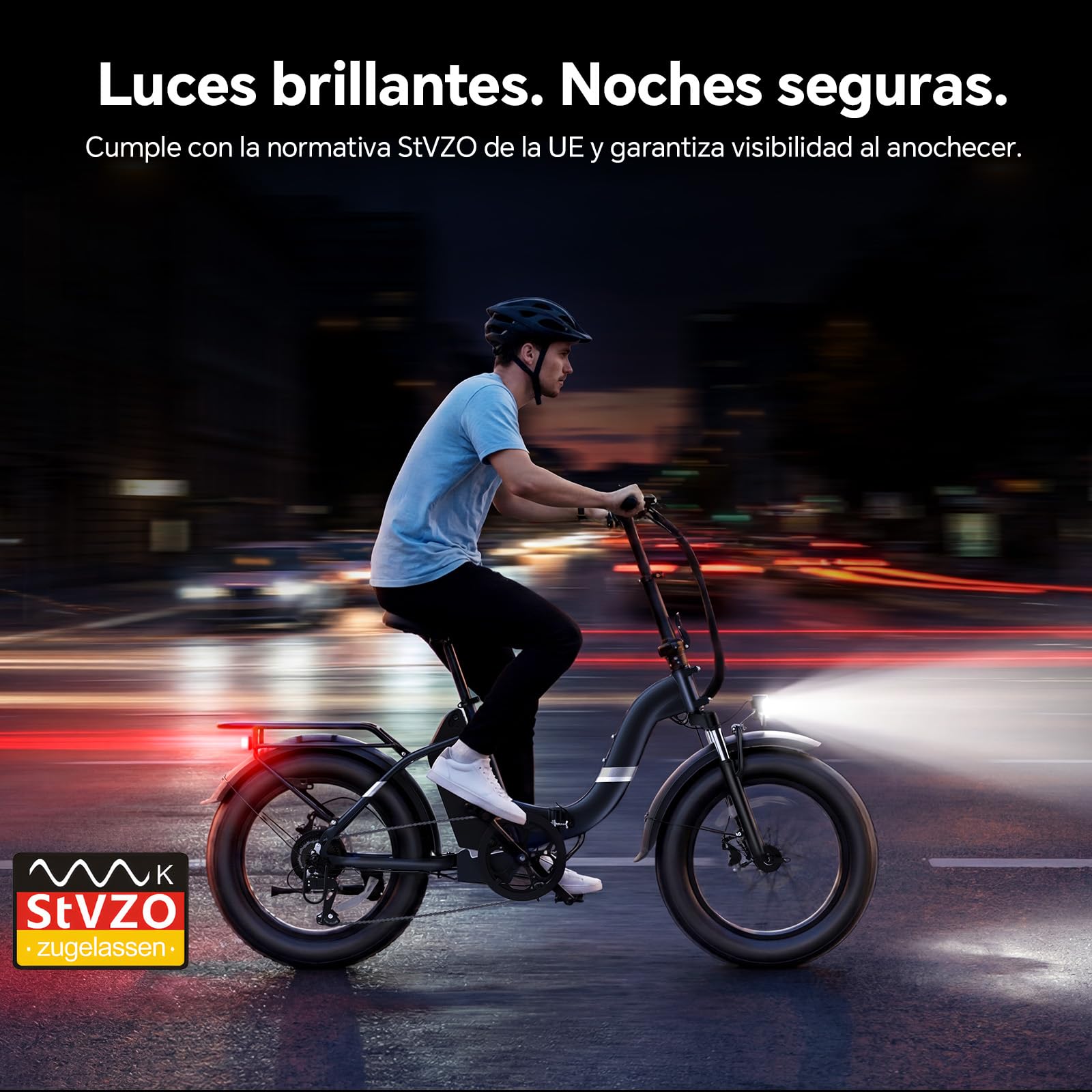 Touroll Bicicleta Eléctrica,S2/ S2 Pro Bici electrica, Fat Bike Plegable 20"×4.0", Autonomía 150 KM, Bici electrica Motor de 250 W, para La Ciudad y La Naturaleza