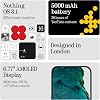 Nothing Phone (3a) 256 GB - Handy mit Essential Space, 50-MP-Hauptkamera, 32-MP-Frontkamera, 30-Facher Ultra-Zoom, 12 GB RAM, Langer Akkulaufzeit und 6.77 Zoll Flexible FHD+ AMOLED Display - Schwarz
