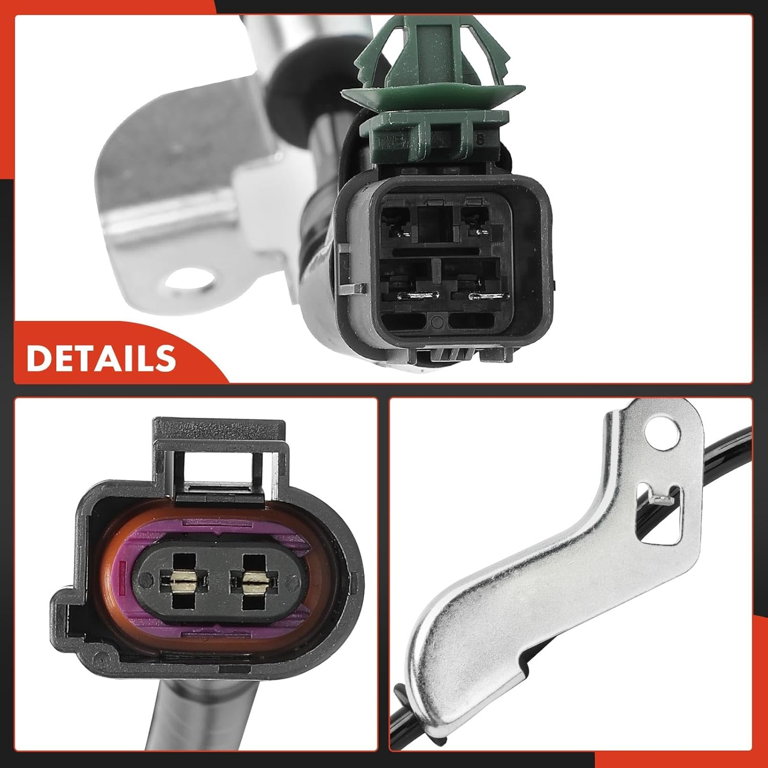 A-Premium 2PC Set Rear ABS Wheel Speed Sensor Compatible with Honda Odyssey 2018 2019 2020 2021 - Rear Driver & Passenger Side, Replace# 47510THRA02, 47560THRA02