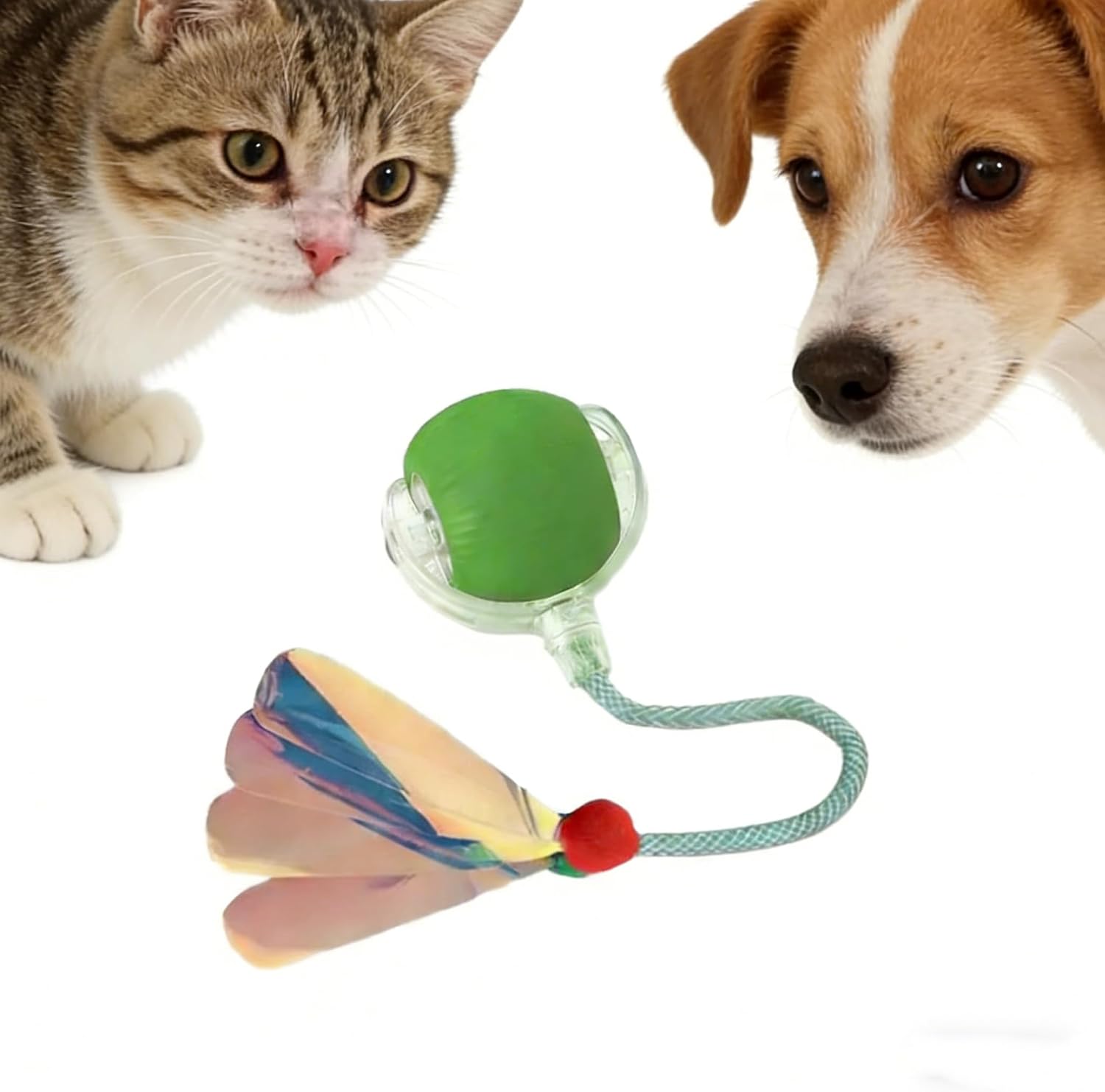 Automatic Rolling Ball Toy for Cats & Dogs. Self-Moving Electric Toy relieves Boredom. Sweet Gift for Your Furry Babies, Perfect for Small and Large Dogs.