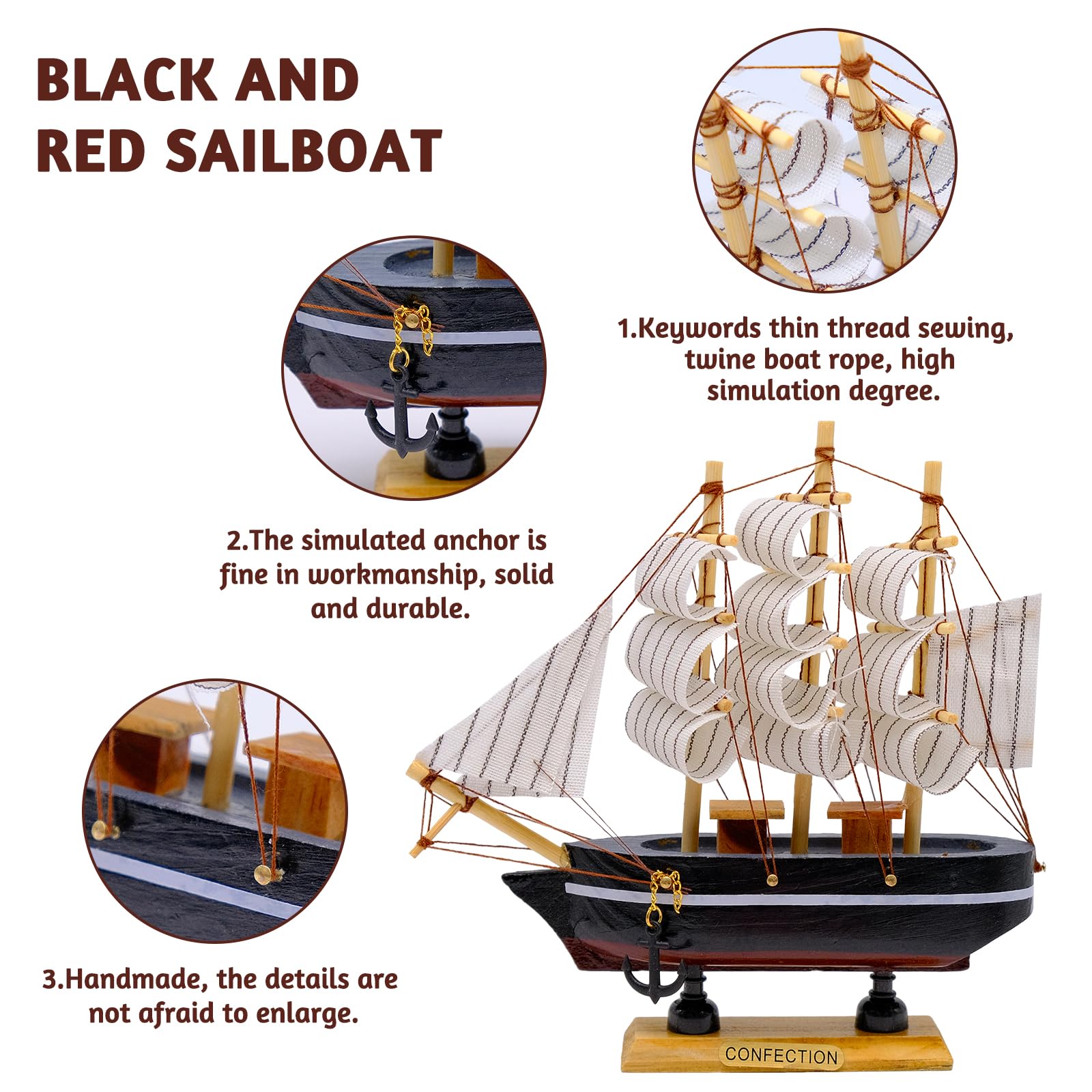Fahibin Sailboat model decoration - Image 3