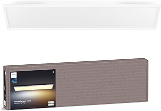 Philips Hue White Ambiance Aurelle Smart Panel, Rectagular, Warm to Cold White, 120 x 30 cm, White, Bluetooth Compatible, …