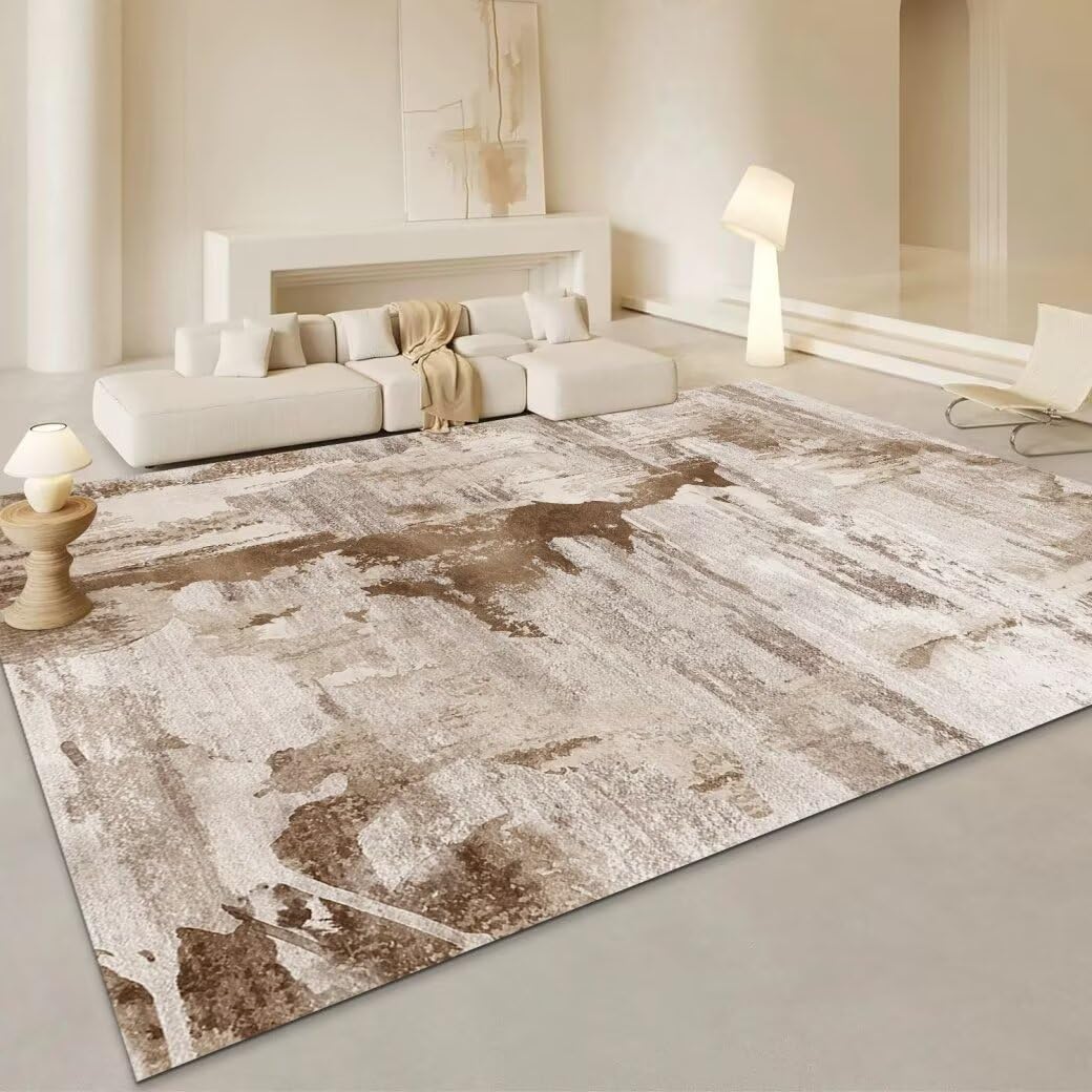 Tapis de salon lavable et antidérapant | Moquette moderne XXL 300x400cm