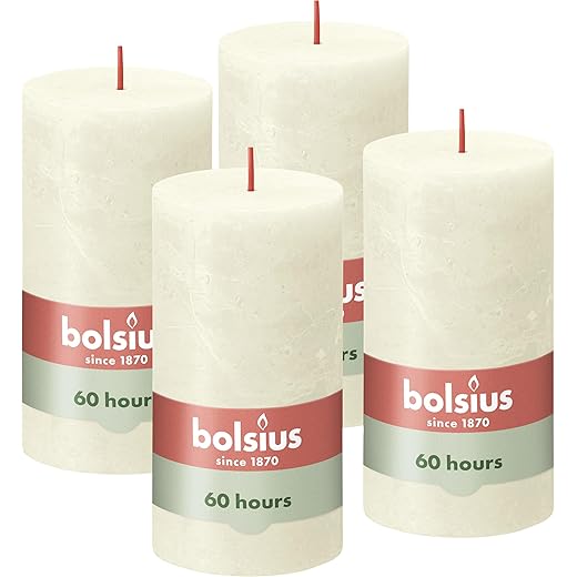 Bolsius Rustic pillar candle – Ivory