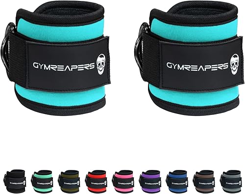 Miniatura 11 de Gymreapers - Correas de tobillo para Kickbacks en máquinas de cable, entrenamientos de glúteos, ejercicios de la parte inferior del cuerpo - Correas